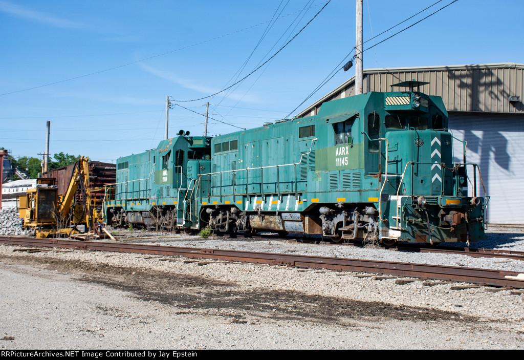 Two CF7's rest in the Caney Fork & Western Yard 